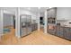 Kitchen with stainless steel refrigerator and built-in oven at 545 Matterhorn Way Way, Alpharetta, GA 30022