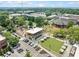 The aerial view captures the vibrant downtown area with bustling streets and green spaces at 3190 Crestview Circle Nw Cir, Duluth, GA 30096
