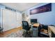 Office space with hardwood floors and a closet for storage at 3190 Crestview Circle Nw Cir, Duluth, GA 30096