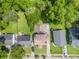 Aerial view of the home showcasing the lot, deck, and neighborhood at 821 Erin Sw Ave, Atlanta, GA 30310