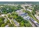An aerial view of the neighborhood and city skyline in the background at 821 Erin Sw Ave, Atlanta, GA 30310