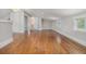 Bedroom features hardwood floors, neutral paint, recessed lighting, and ample space at 821 Erin Sw Ave, Atlanta, GA 30310