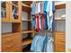 Custom walk-in closet with ample shelving, drawers, and hanging space for organized storage at 1012 Chestnut Creek Dr, Villa Rica, GA 30180