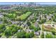 A residential neighborhood near a park and sporting fields with the city skyline of Atlanta, Georgia in the background at 218 South Se Ave, Atlanta, GA 30315