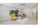 The finished basement features tile flooring and ample space for living and entertaining at 218 South Se Ave, Atlanta, GA 30315
