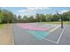 Outdoor basketball court with colorful design and well-maintained surface at 218 South Se Ave, Atlanta, GA 30315