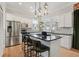 Stylish kitchen with stainless steel appliances, central island, and ample storage space at 218 South Se Ave, Atlanta, GA 30315