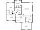 Detailed second floor plan featuring bedrooms, bathrooms, laundry room and walk in closets at 212 Jetta Cir, Mcdonough, GA 30253