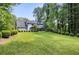 Lush backyard with healthy green grass, trees, and a well-maintained home exterior at 4220 Singing Post Ne Ln, Roswell, GA 30075