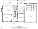 Detailed floor plan showcasing the layout of the first floor at 4220 Singing Post Ne Ln, Roswell, GA 30075
