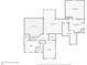 Floorplan of the second level showing primary and secondary bedrooms with attached bathrooms at 952 Moores Walk Ln, Suwanee, GA 30024