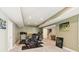 Home gym including a treadmill, elliptical, and exercise bike at 952 Moores Walk Ln, Suwanee, GA 30024