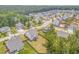 Scenic aerial view of a neighborhood with tree-lined streets and well-spaced homes creating a peaceful community at 28 Rolling Rock Way, Dallas, GA 30157
