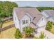 Beautiful home surrounded by lush greenery and featuring a spacious, well-manicured yard at 28 Rolling Rock Way, Dallas, GA 30157