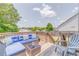 Inviting outdoor deck with comfortable seating, perfect for relaxing and entertaining at 28 Rolling Rock Way, Dallas, GA 30157