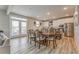 Bright dining area with large windows and french doors to outdoor living at 28 Rolling Rock Way, Dallas, GA 30157