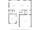 A well-designed floor plan showing the layout of the office, bath, living room, kitchen and garage at 28 Rolling Rock Way, Dallas, GA 30157