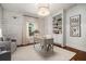 This light and airy home office features built in shelving and natural light at 583 Etowah Ne Dr, Marietta, GA 30060