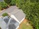Aerial view of the roof showing the landscaping surrounding the house at 181 Ridgemont Rd, Canton, GA 30114