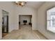 Open dining area with neutral carpet, wainscoting, and natural light at 2790 Meadow Gate Way, Loganville, GA 30052