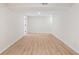A bright unfinished basement featuring a freshly painted white interior and concrete floor at 160 Pine Grove Dr, Canton, GA 30114