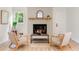 Living Room with fireplace and lots of natural light at 160 Pine Grove Dr, Canton, GA 30114