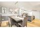 Open-concept dining area connected to the kitchen, great for entertaining at 114 Emily Ln, Alpharetta, GA 30009