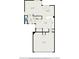 First floor floor plan showing the living room, kitchen, dining area, garage, and bathroom at 114 Emily Ln, Alpharetta, GA 30009