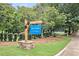 Welcome to Wills Park, City of Alpharetta sign at 114 Emily Ln, Alpharetta, GA 30009