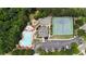 Community amenities include a pool, tennis courts, basketball court, clubhouse, and parking area at 207 Diamond Valley Pass, Canton, GA 30114