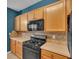 Spacious kitchen with stainless steel appliances, light wood cabinets, and tiled backsplash at 207 Diamond Valley Pass, Canton, GA 30114
