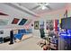 Large room features a twin bed and could be used as a bedroom or flex space at 3990 Madison Main Nw, Kennesaw, GA 30144