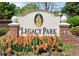 Welcoming entrance to Legacy Park community featuring a decorative sign at 3990 Madison Main Nw, Kennesaw, GA 30144