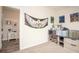 Bedroom with a Harry Potter theme and whimsical decor at 7345 Vale Ct, Cumming, GA 30028