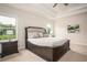 Serene main bedroom with a comfortable bed, stylish decor, and plenty of natural light at 7345 Vale Ct, Cumming, GA 30028