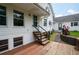 A home's rear deck and stairs, enhancing its outdoor living appeal at 2692 Wellington Dr, Marietta, GA 30062
