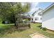 Private backyard featuring an arbor and lush greenery at 2692 Wellington Dr, Marietta, GA 30062