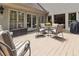 Charming outdoor deck with dining table and chairs, ideal for enjoying outdoor meals and relaxation at 3616 Blakeford Ct, Marietta, GA 30062