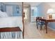 Bright bedroom featuring carpet, and a wooden framed bed at 3616 Blakeford Ct, Marietta, GA 30062