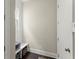 Small walk-in pantry with countertop space and storage shelves at 2075 Parkhaven Ct, Roswell, GA 30076