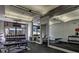 Well-equipped gym featuring weights, machines, mirrors, and natural light at 3445 Stratford Ne Rd # 2703, Atlanta, GA 30326