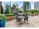 Grilling station with built-in grill, bar seating and plenty of space for outdoor dining at 3445 Stratford Ne Rd # 2703, Atlanta, GA 30326