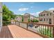 Outdoor deck with neighborhood views at 4012 Townsend Ln, Dunwoody, GA 30346
