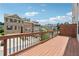 Outdoor deck with neighborhood views at 4012 Townsend Ln, Dunwoody, GA 30346