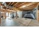 Spacious unfinished basement with exposed framing, ready to be customized with workout equipment and other features at 5963 Wild River Vw, Sugar Hill, GA 30518