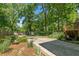 Spacious backyard with mature trees, a shed and an outdoor structure, offering plenty of room at 629 2Nd Avenue, Decatur, GA 30030