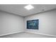 Finished basement space featuring a chalkboard and neutral paint at 1010 Longcreek Pointe, Alpharetta, GA 30005