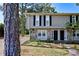 Two-story townhome featuring gray siding, stone accents, and black shutters at 1140 Forest Villa Nw Dr, Conyers, GA 30012