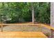 Wooden deck offers a peaceful outdoor space with views of the lush, green backyard at 1192 Willivee Dr, Decatur, GA 30033