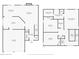 Detailed floor plan showcasing the layout of the home, including room dimensions at 325 Meadows Ln, Canton, GA 30114